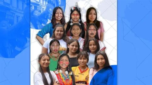 Die jungen Frauen der Gruppe "Guerreras por la Amazonía" setzen sich im ecuadorianischen Amazonasgebiet gegen Umweltzerstörung ein.