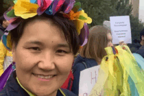 Die Menschenrechtsverteidigerin Rita Karasartova (undatiertes Bild).