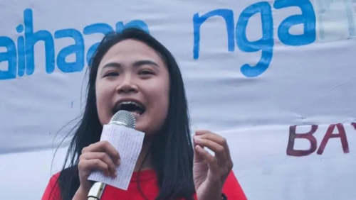 Die philippinische Aktivistin Marielle Domequil (undatiertes Foto)